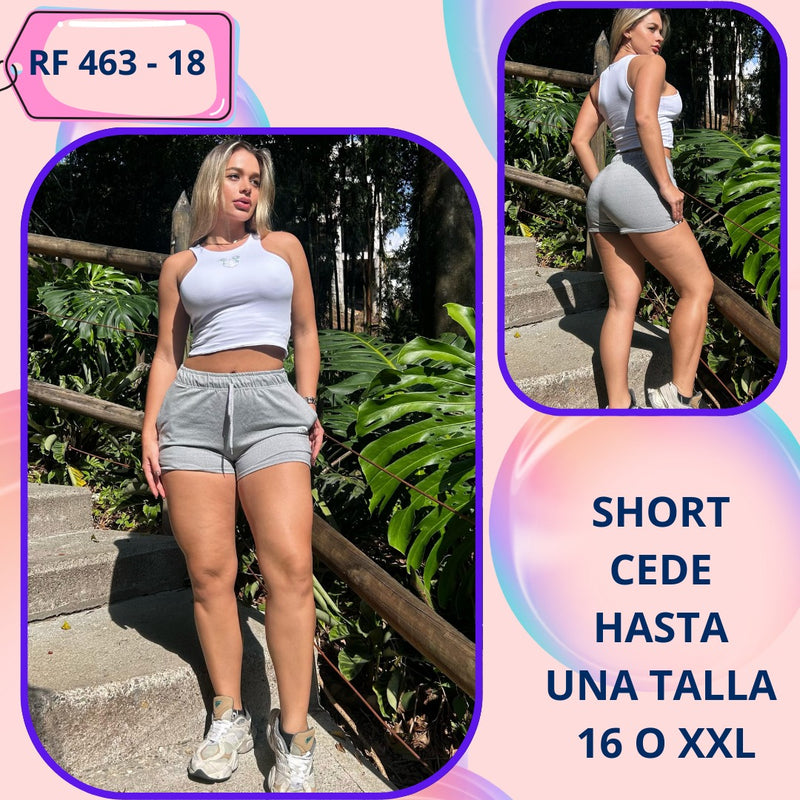 Conjunto Short Croptop T Unica
