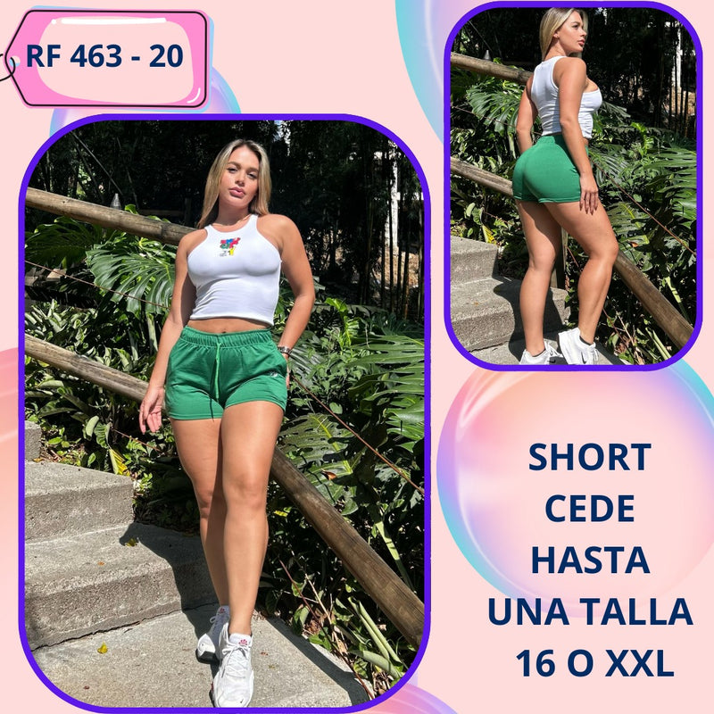 Conjunto Short Croptop T Unica