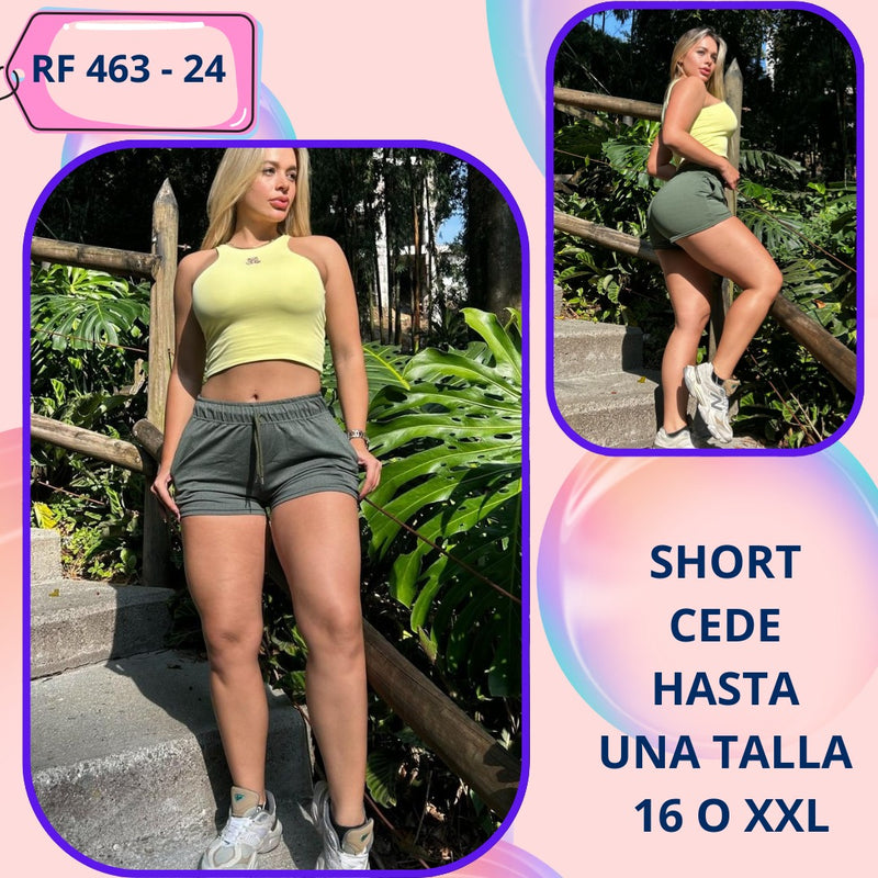 Conjunto Short Croptop T Unica
