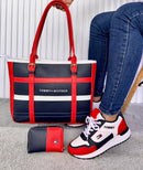 TRIO MATILDE 👟 Zapato de dama (última tendencia) 👜 Bolso elegante y funcional 👛 Billetera a juego