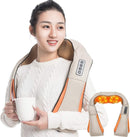 Massaggiatore Shiatsu Cervicale Termico per Collo, Spalle, Schiena, Gambe e Glutei